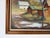 Brown 1970s Vintage Rural Autumn Landscape Oil on Canvas Painting – Wood Frame For Sale - Image 8 of 12