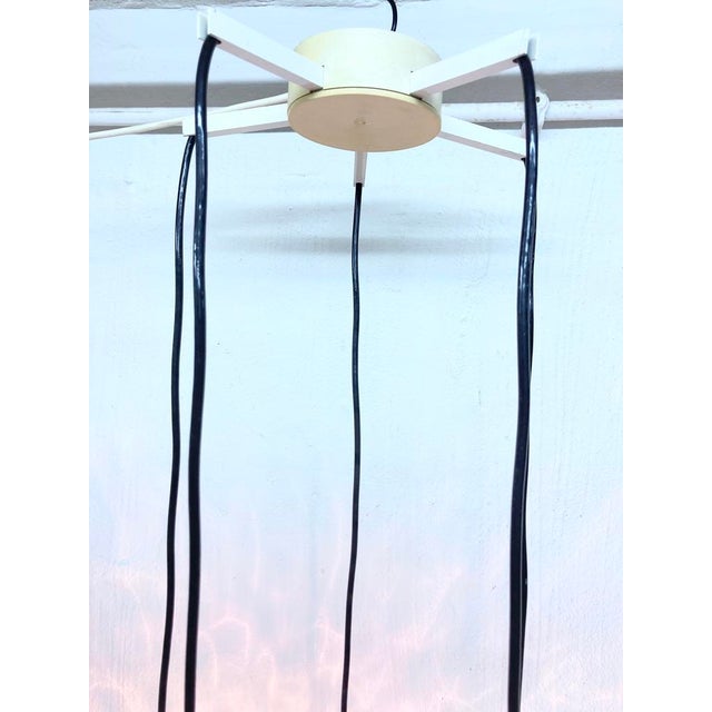 Space Age Cascade Pendant Light in Glass and Chrome by Rolf Krüger for Staff, 1960s For Sale - Image 4 of 15