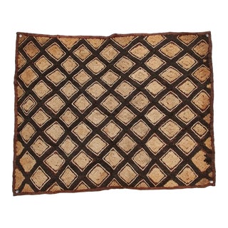 Interweave African Kuba Cloth Panel For Sale