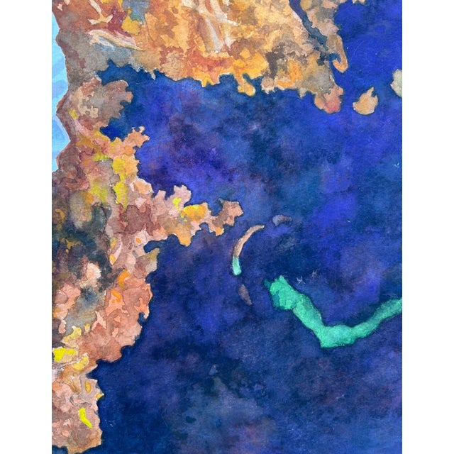 1980s 1980s Watercolor, Double-Sided, Floral Still LIfe, Signed by Florence Strauss For Sale - Image 5 of 18