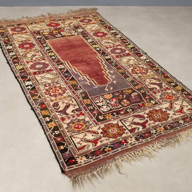Vintage Turkish Kirsehir Rug For Sale - Image 10 of 10