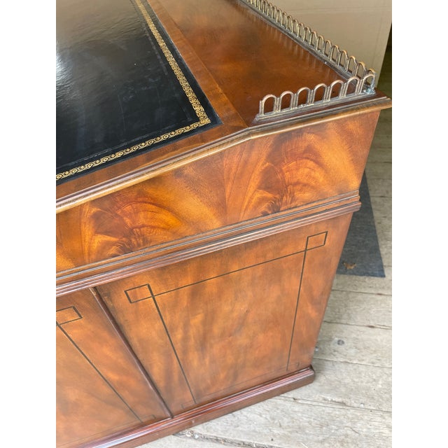 Late 20th Century Baker Stately Homes Slant Top Desk For Sale - Image 10 of 14