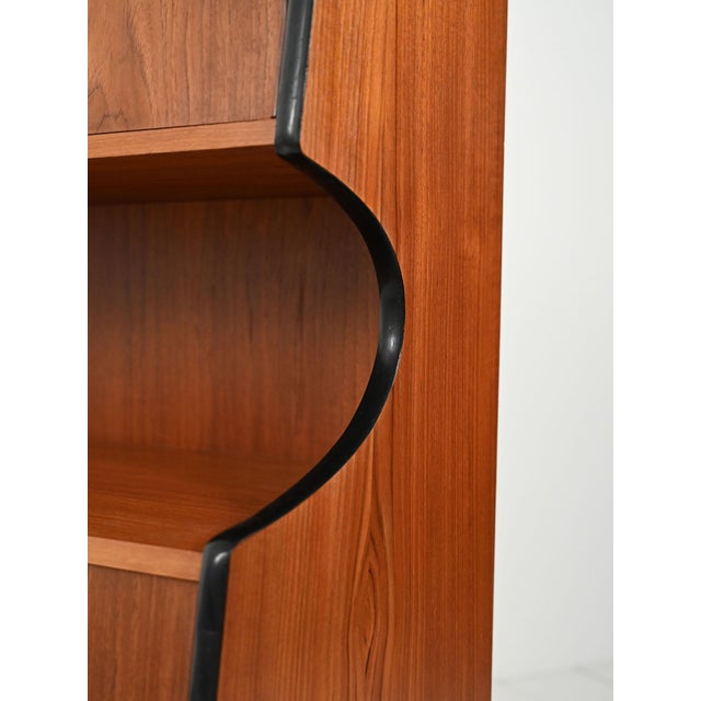 Brown Sideboard in Teak, 1950s For Sale - Image 8 of 12