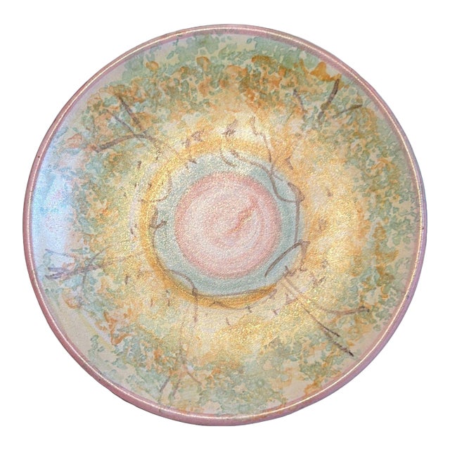 Fornaro Italian Ceramic Wall Plate For Sale