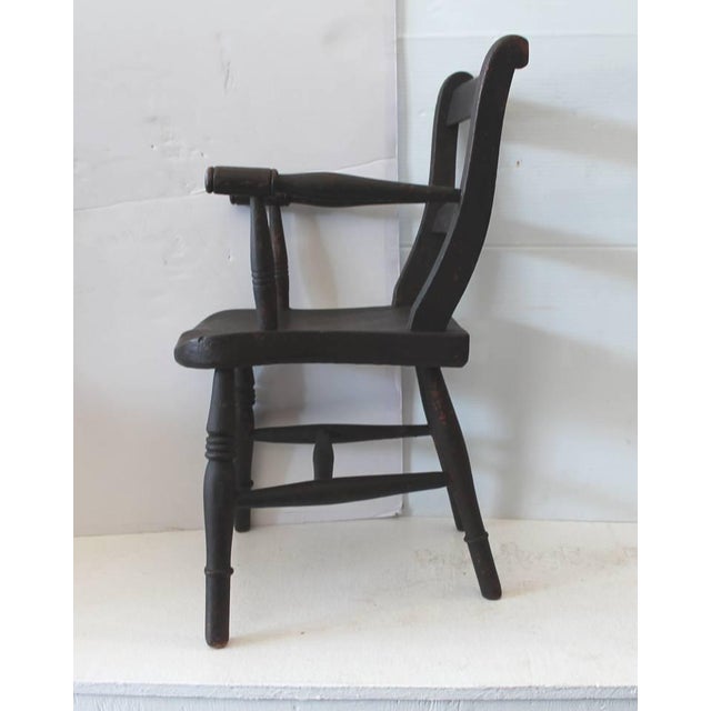 Early 19th Century Early 19th Century Original Surface Child's Chair For Sale - Image 5 of 7