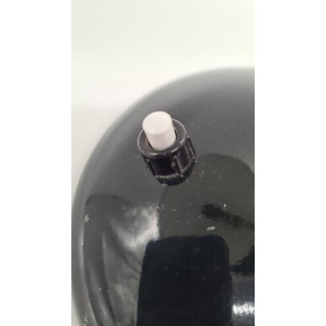 1950s Model 6781 Table Lamp in Black Metal and Brass attributed to C. Dell for Kaiser Idell, Germany, 1950s For Sale - Image 5 of 11