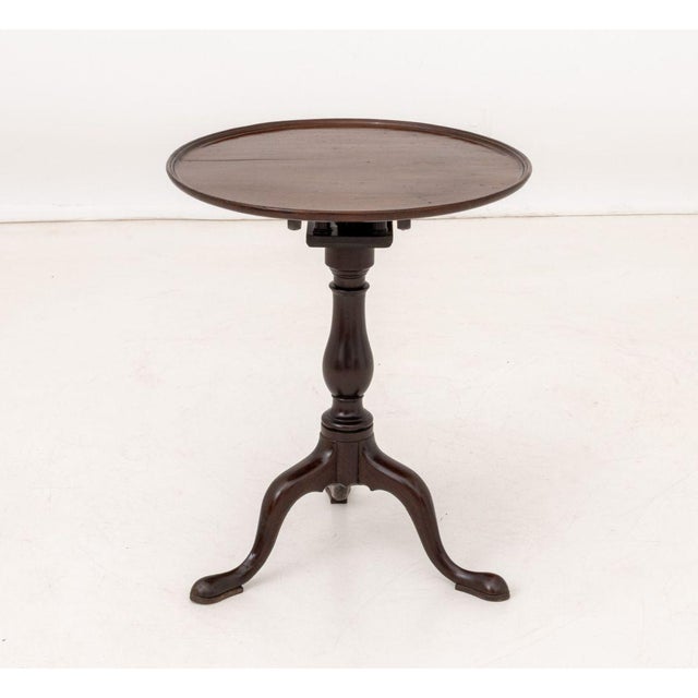 Wood George III Style Mahogany Tripod Table For Sale - Image 7 of 8
