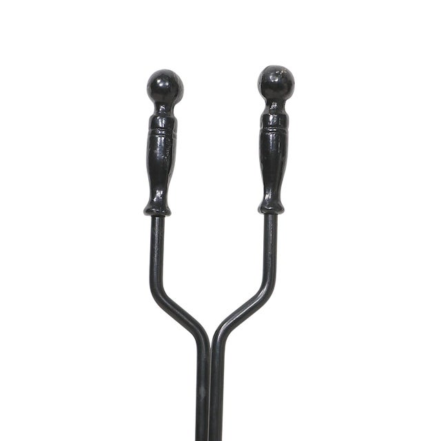 Early 20th Century Vintage Arts and Crafts Style Fireplace Tool Set For Sale - Image 5 of 10