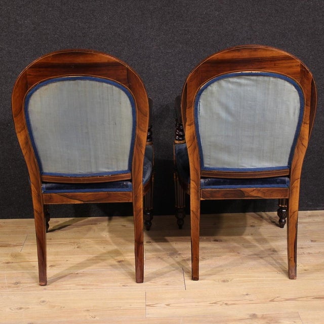 Early 19th Century 19th Century French Armchairs, 1830s, Set of 2 For Sale - Image 5 of 15