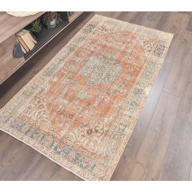 1970s Turkish Handmade Wool Kilim Rug For Sale - Image 4 of 7