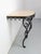 French Console Table in Wrought Iron with Marble Top, 1960 For Sale - Image 9 of 14