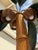 Late 20th Century Vintage Pencil Reed Rattan Palm Tree Floor Lamp For Sale - Image 5 of 8