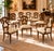 Presenting a stunning set of 8 William Doezema for Mastercraft Biedermeier Amboyna dining chairs, including one armchair...