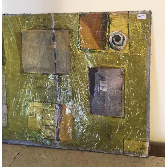 Ermete Lancini, Abstract Collage, 1967, Mixed Media For Sale - Image 7 of 18