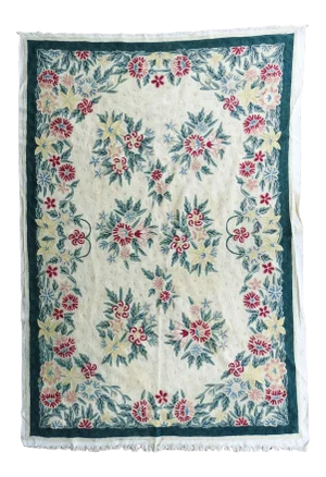 Mid 20th Century Kashmir Chain Stitch Tapestry
