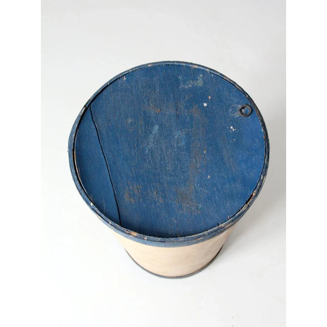 Antique Tall Wooden Pantry Box For Sale - Image 9 of 13