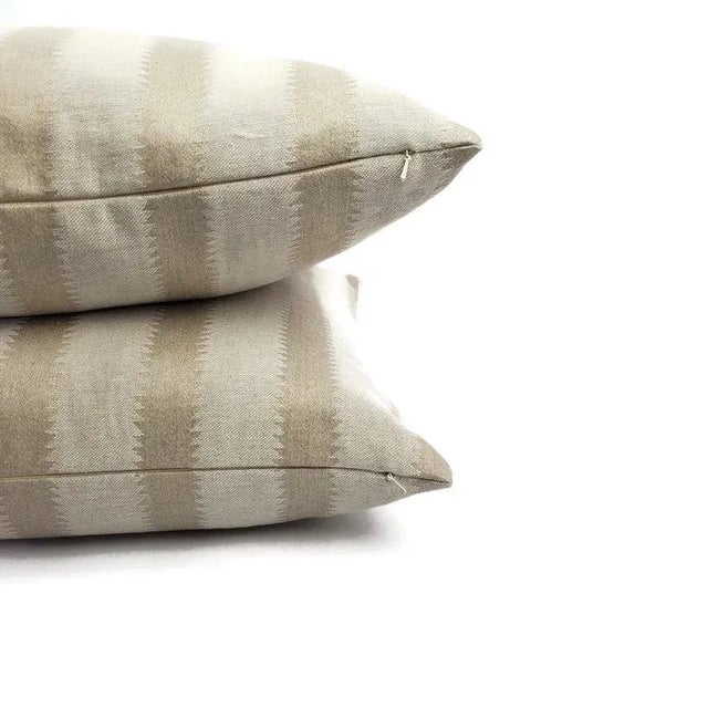 Rogers & Goffigon Sawtooth in Swordfish Pillow Cover For Sale - Image 4 of 6