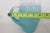 Mid 20th Century West Virginia Glass Company Turquoise Blendo Pitcher With Gold Accent For Sale - Image 9 of 17