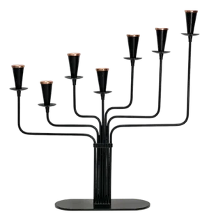 Mid-Century Modern Candleholder in Copper and Metal by Gunnar Ander for Ystad-Metall, 1960s