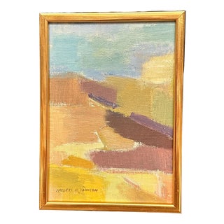 Anders A. Jönsson, Sommardag Krokås, 1960s, Oil Painting on Panel, Framed For Sale