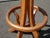 Antique Industrial Adjustable Swivel Oak Drafting Stool Barstool 1of3 ~ # 1 For Sale - Image 13 of 16