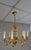 Large Louis XV style gilt bronze chandelier, circa 1950 8 light arms in total beautifully chased decoration swirling arms...
