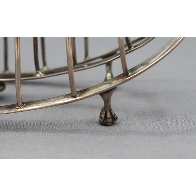 Silver 1797 Sterling Silver Toast Rack by James Kidder For Sale - Image 8 of 10