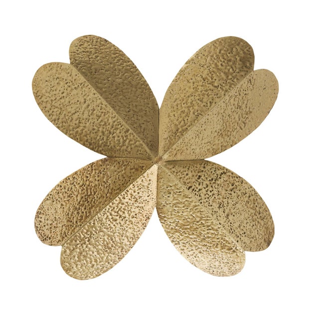 Arteriors Home Lucinda Gold Brass Flush Mount For Sale - Image 9 of 10