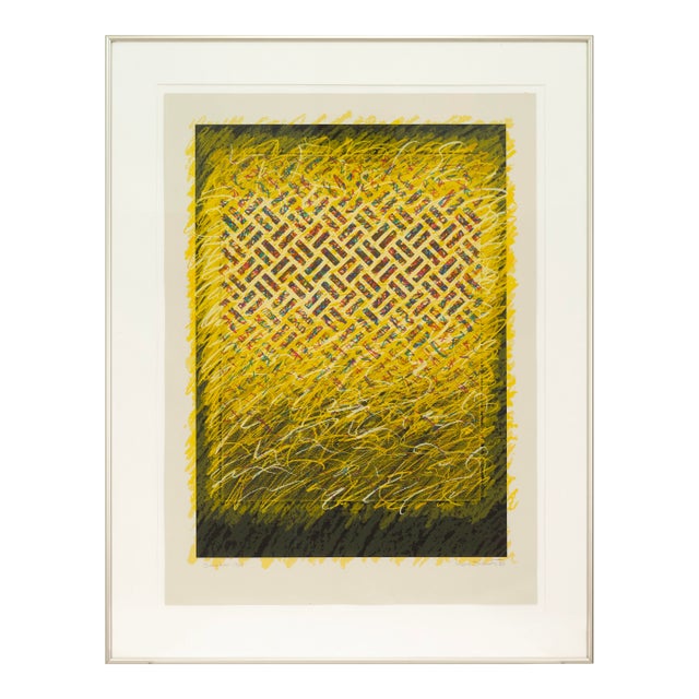 Norman Stewart, Simonkon 1988 Signed Screenprint on Paper, Edition 17/40 Framed For Sale