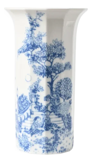 White Porcelain Serenade Vase by Bjorn Wiinblad for Rosenthal, 1970s