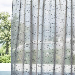 Harlequin Arbor Fabric in Temple Grey For Sale