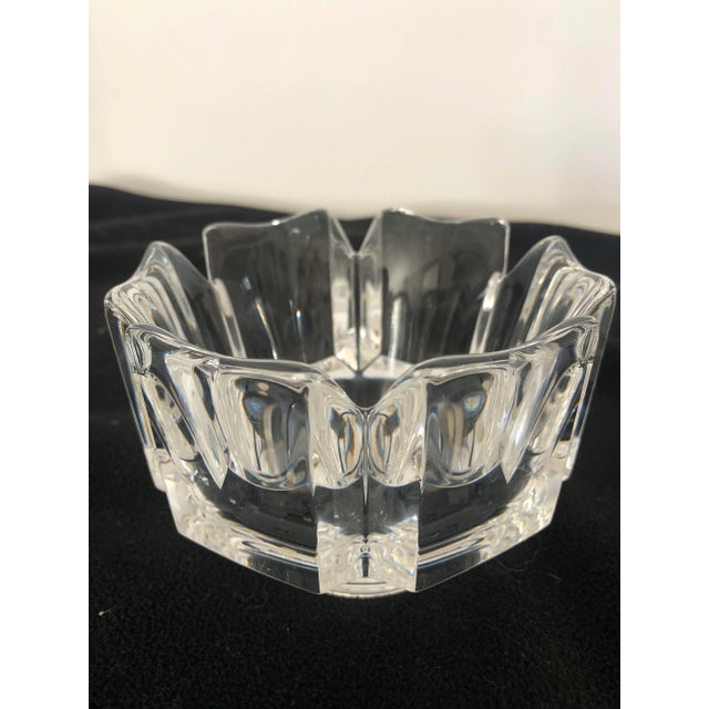 Vintage 1970s Orrefors Corona Bowl, Sweden For Sale In Detroit - Image 6 of 9