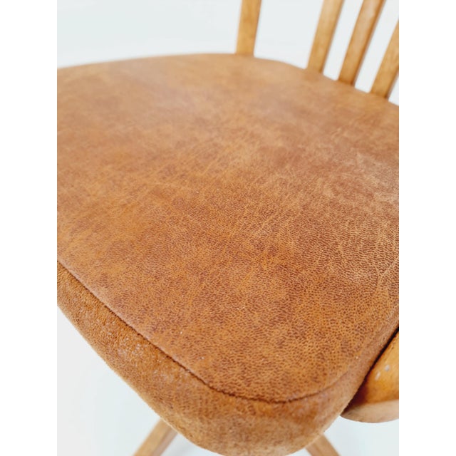 Wood Bauhaus Swivel Office Chair in Wood from Sedus, 1930s For Sale - Image 7 of 11