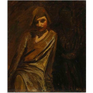 Antonio Feltrinelli, Woman, 1930s, Oil on Canvas, Framed For Sale