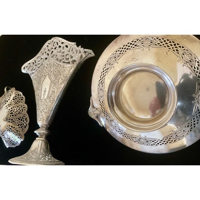 Early 20th Century A Collection of Three Art Nouveau Table Top Decor-Set of Three (3) For Sale - Image 10 of 15