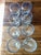 Mid 20th Century Blue Willow Wine Glasses Set 8 For Sale - Image 11 of 12