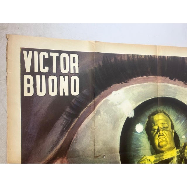 1960s Vintage Italian Movie Poster the Strangler, 1964 For Sale - Image 5 of 10