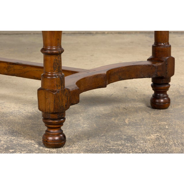 Antique Late 19th Century French Provincial Fruitwood Dining Table For Sale - Image 13 of 18