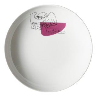 Service Prunier Soup Plates by Le Corbusier for Cassina, Set of 2 For Sale