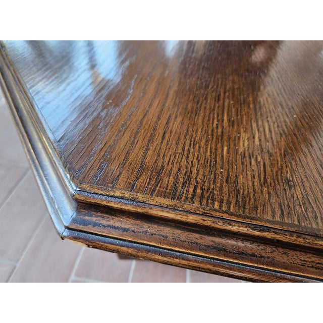 Brown 20th Century Octagonal Coffee Table, Italy For Sale - Image 8 of 17