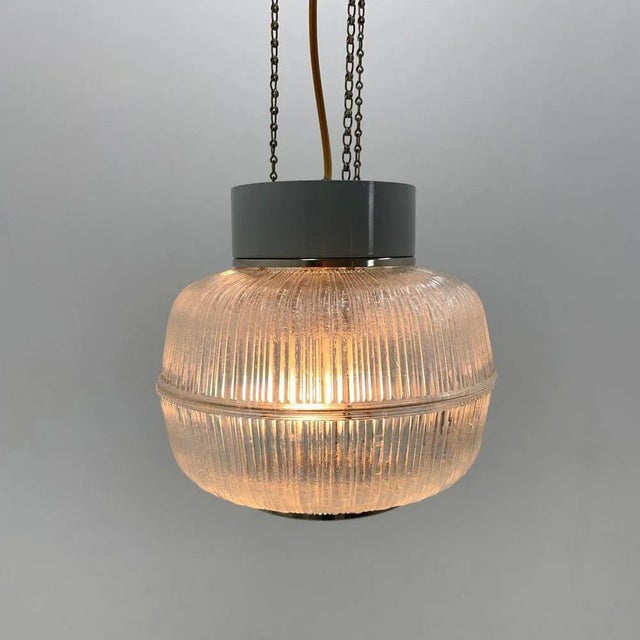 Metal Glass & Metal Pendant, Czechoslovakia, 1960s For Sale - Image 7 of 9