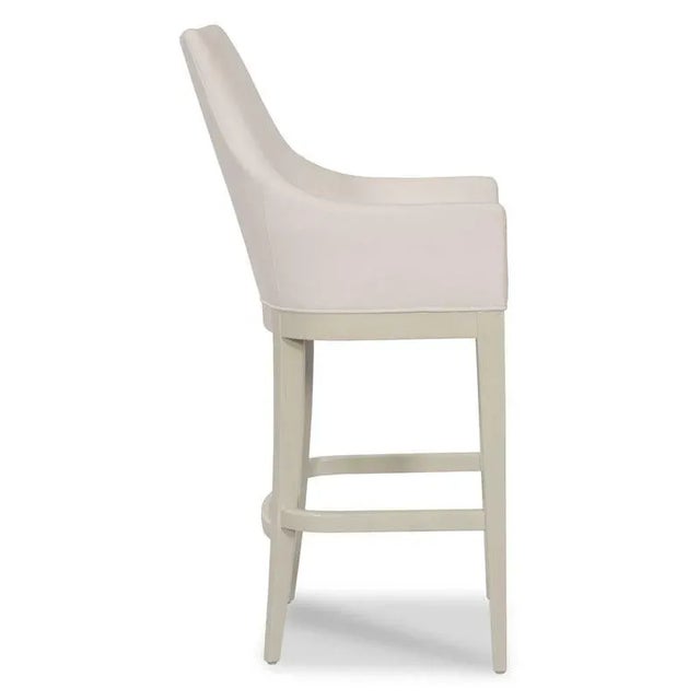 Woodbridge Furniture Morningside Bar Stool, Carrara Finish For Sale - Image 4 of 6