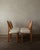 Scandinavian Modern Pine Dining Chairs in Faux Sheepskin, 1970s, Set of 4 For Sale - Image 4 of 18