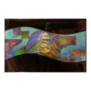 Tom Cvetkovich, Large Scale 1980s Laser Holography, Cvetkovich Organic Hologram Collage circa, 1980s