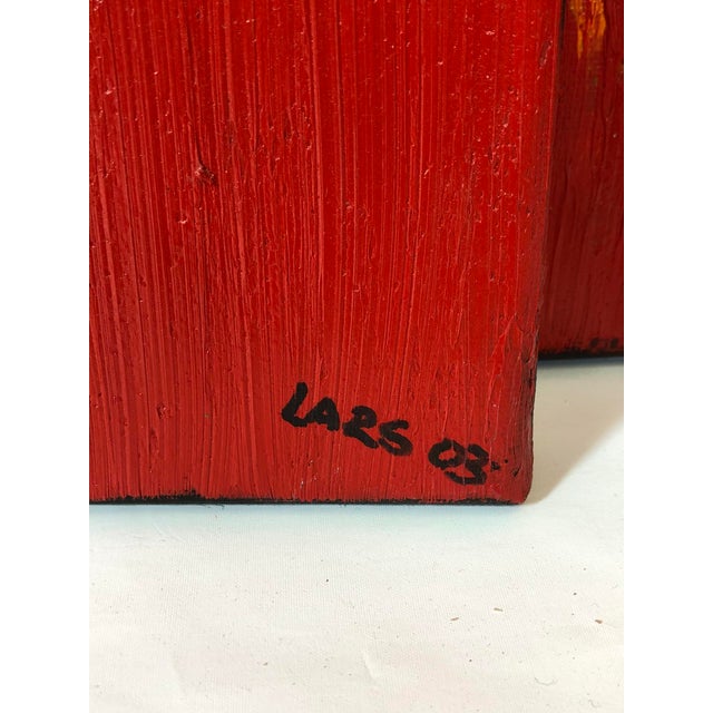 Lars Pfeiffer, Red Houses Triptych, 2003, Oil on Canvas, Set of 3 For Sale - Image 11 of 15