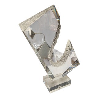 Abstract Sculpture, 1970, Acrylic Glass For Sale