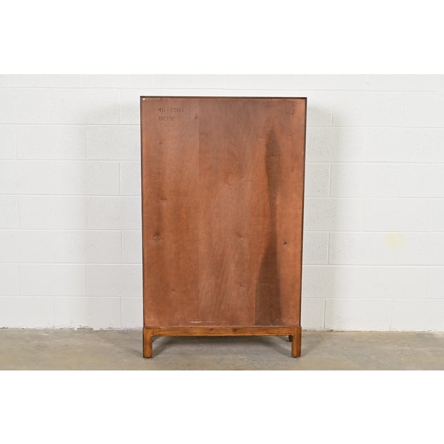 Henredon Mid-Century Modern Oak Bookcase, Circa 1970s For Sale - Image 9 of 10