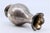 Small Silver Vase with Circular Base and Relief on Top For Sale - Image 4 of 10