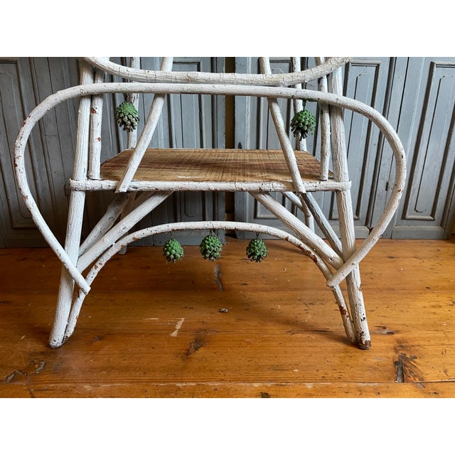 Wood Antique Adirondack Twig Table, 1890s For Sale - Image 7 of 18