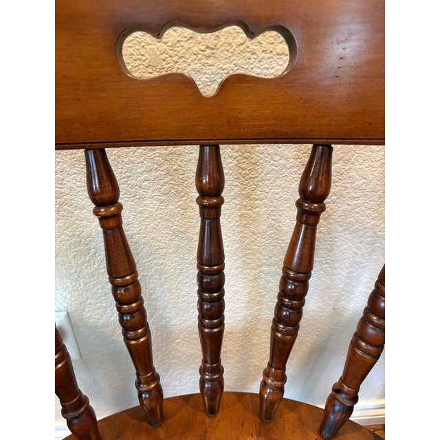 Vintage Tell City Tavern Chairs With Shepherd Casters – Set of 4 For Sale - Image 12 of 14